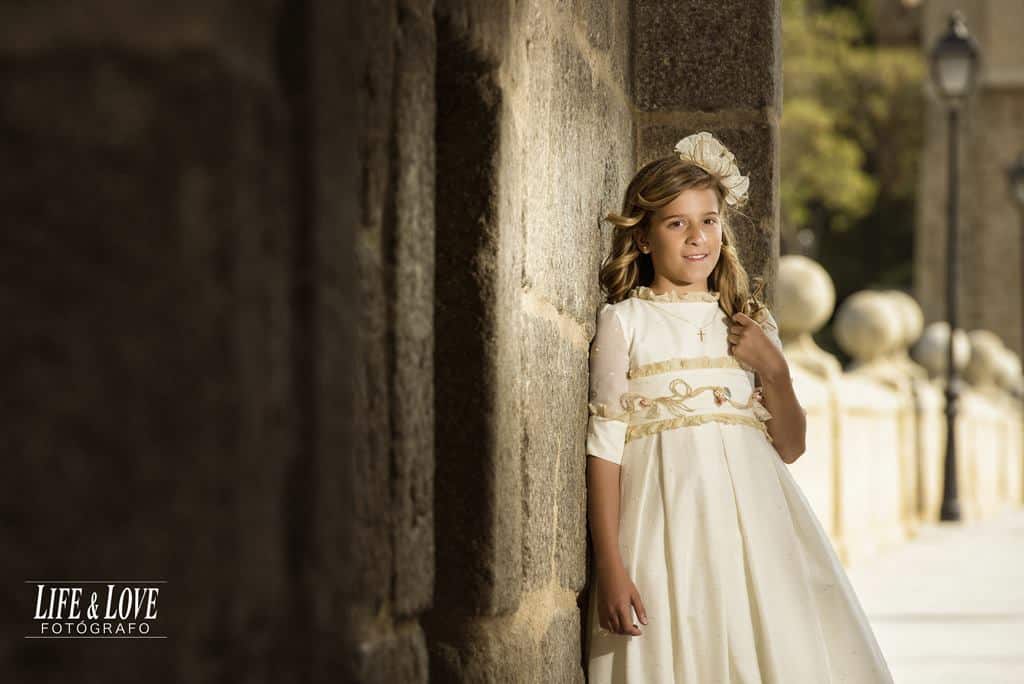 Una princesa y sus fotos de Comunión en Toledo