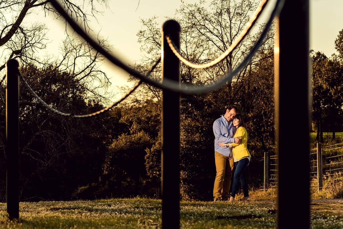 Pareja en el parque