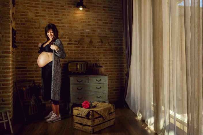 Fotos de premamá – estudio en Toledo - mi embarazo