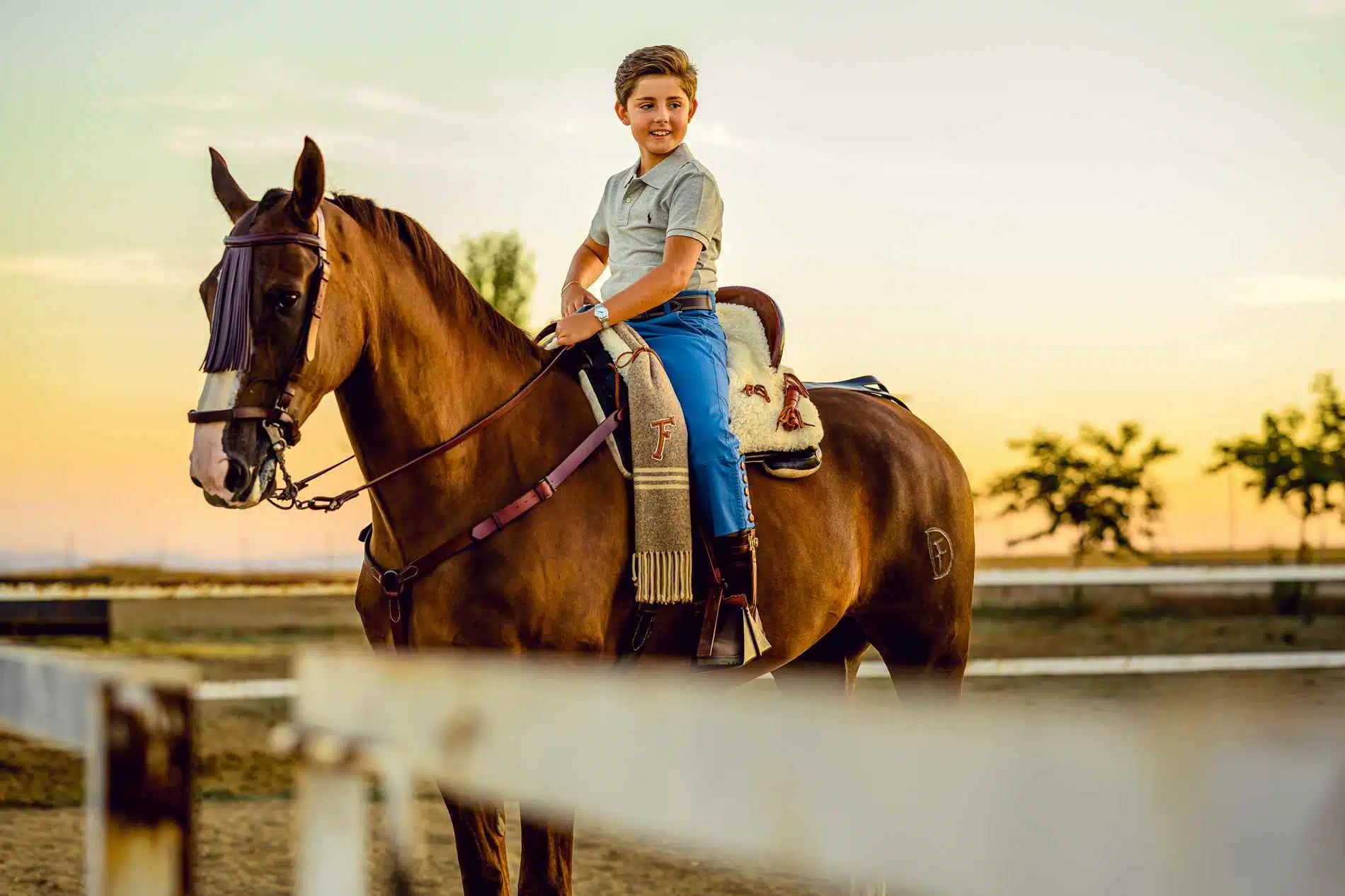 Fotógrafo de Comuniones en Toledo - niño con caballo