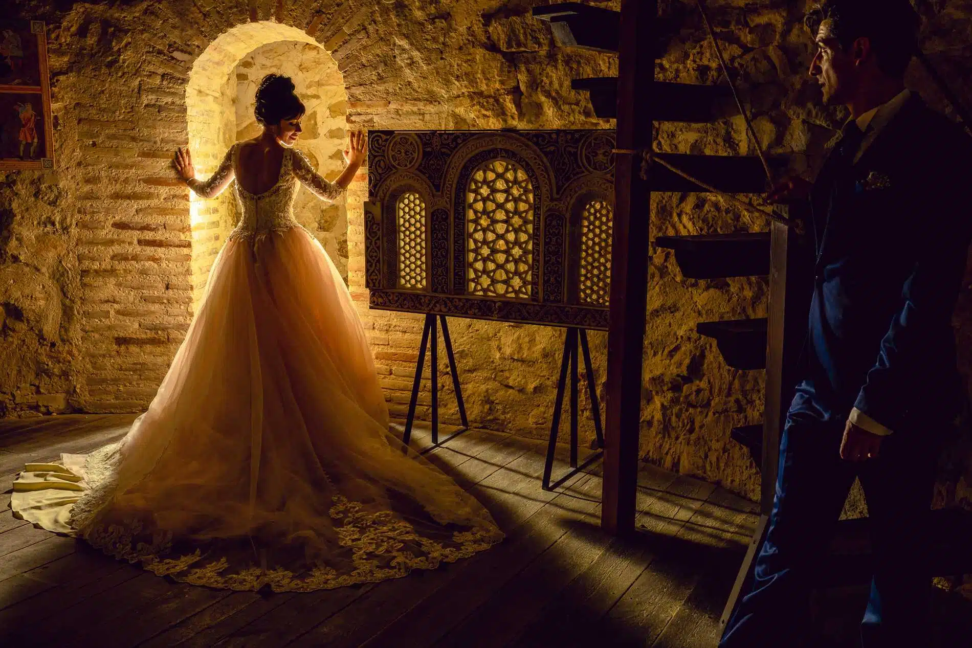 Fotos boda los Molinos de Consuegra - interior castillo