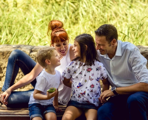 Fotos de familia en estudio - Toledo ⭐ Sesión de Fotografía familiar y niños