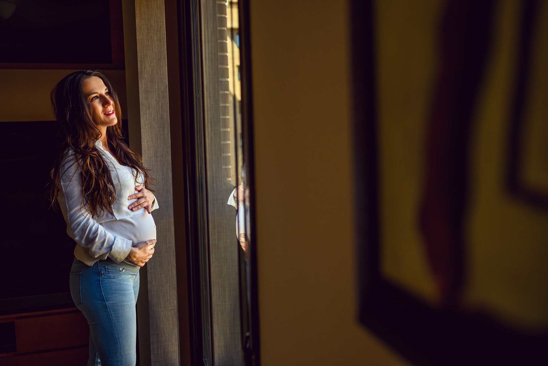 Fotos premama y Sesión de fotos embarazada en casa ❤️a domicilio
