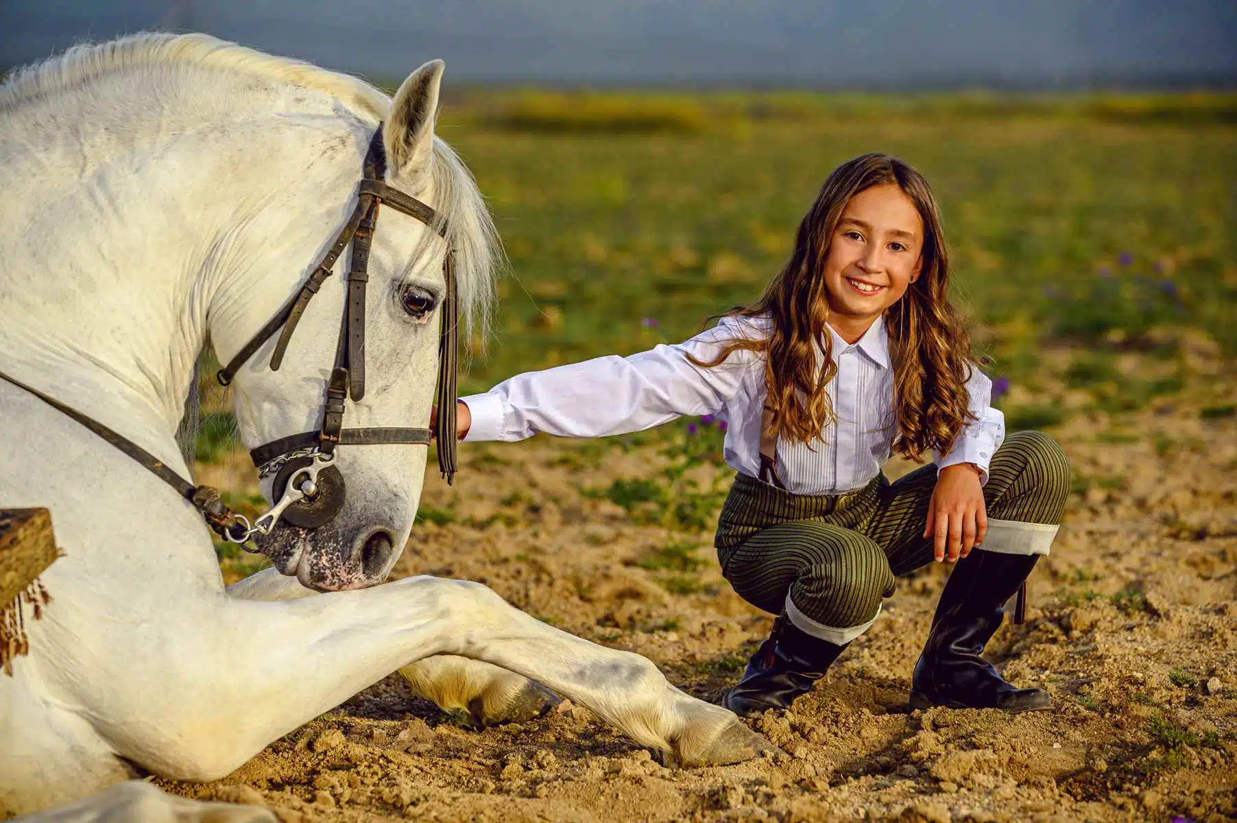 Fotos de Comunión con caballo en el campo